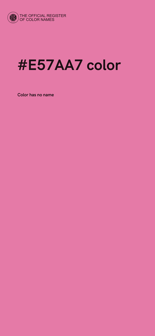#E57AA7 color image