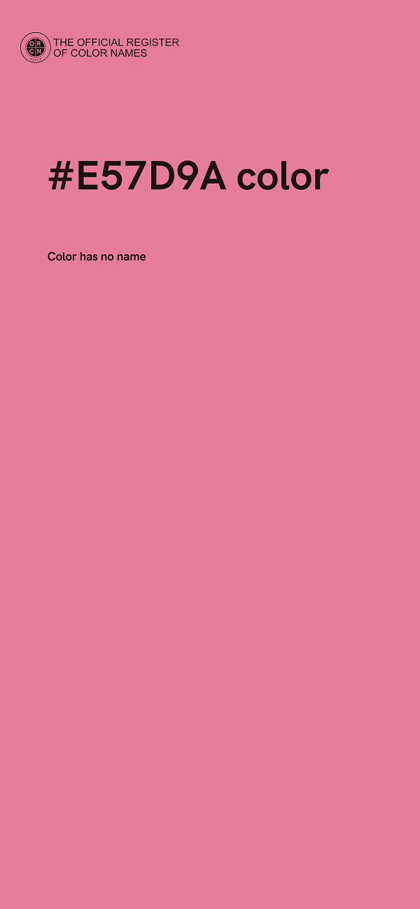 #E57D9A color image