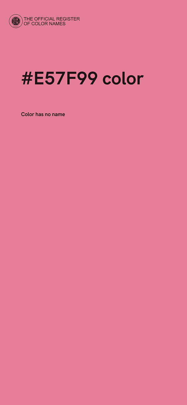 #E57F99 color image