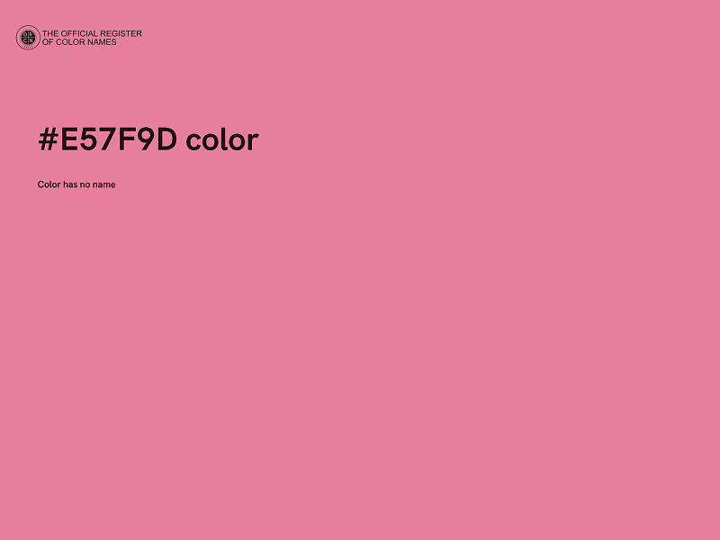 #E57F9D color image