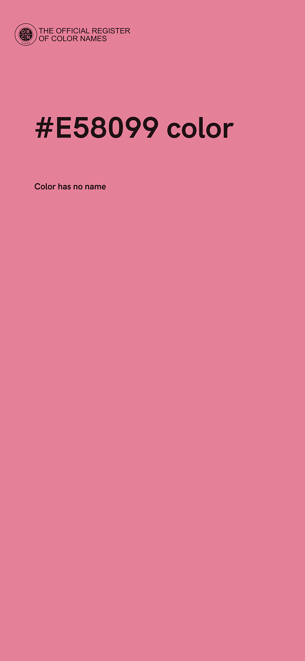 #E58099 color image
