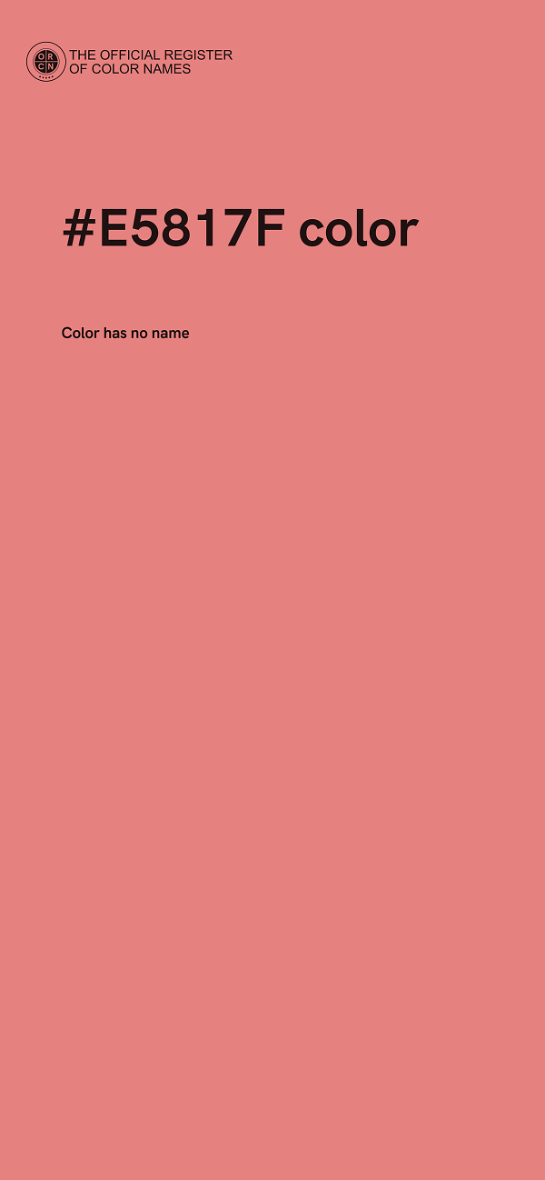 #E5817F color image