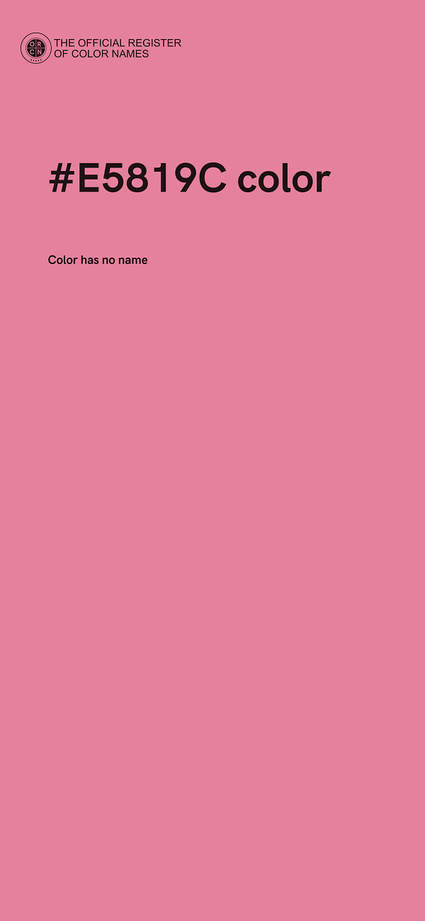 #E5819C color image
