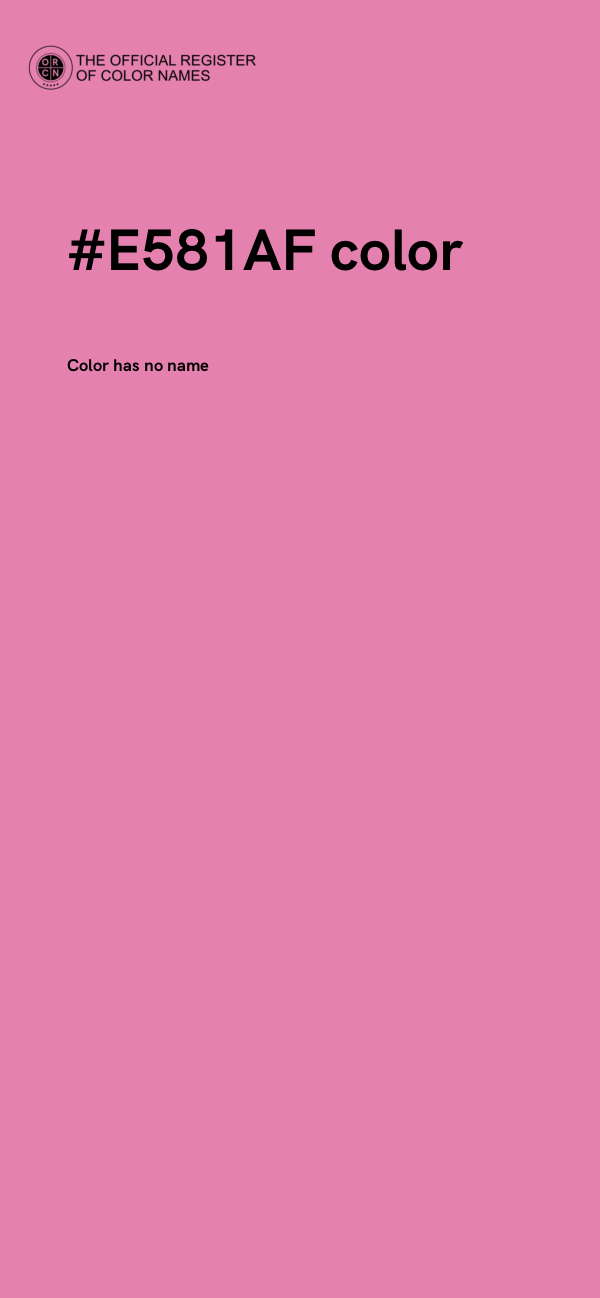 #E581AF color image