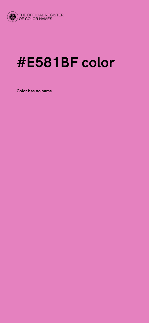 #E581BF color image