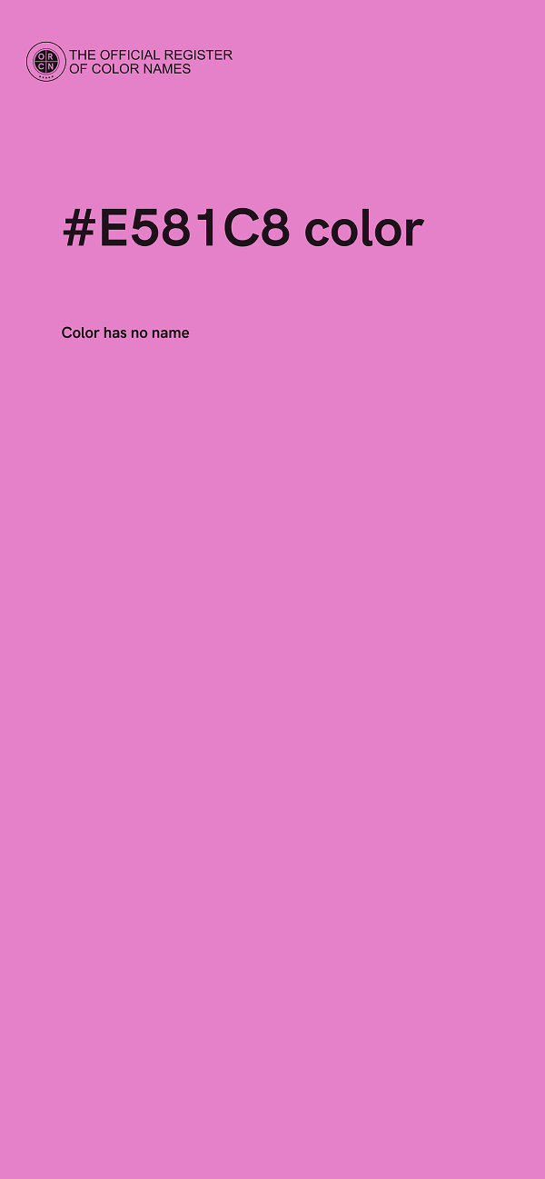#E581C8 color image