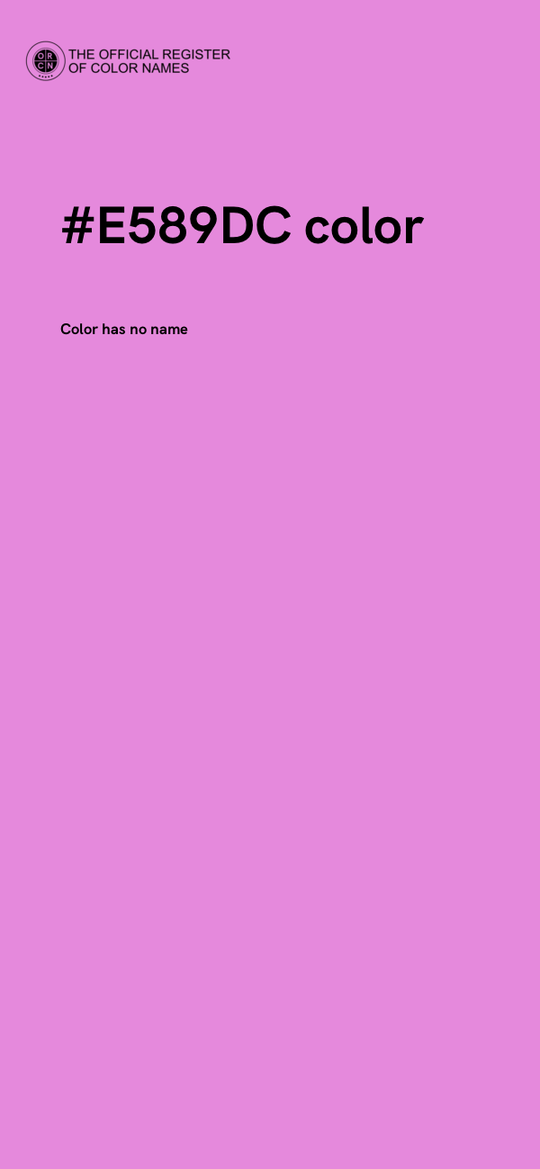 #E589DC color image