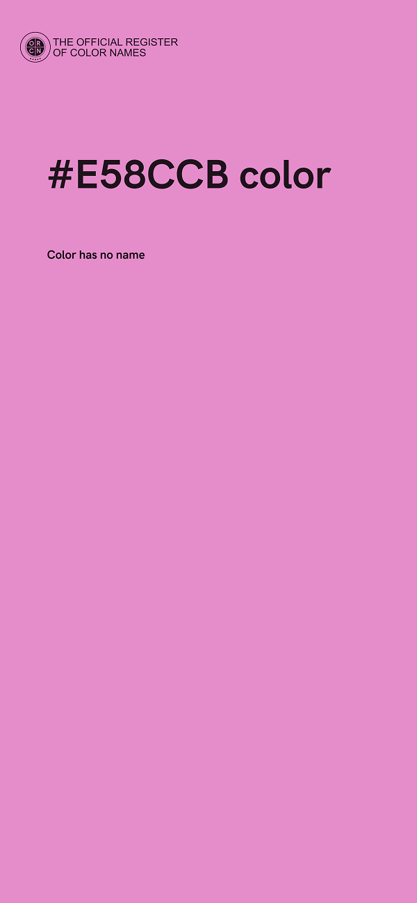 #E58CCB color image