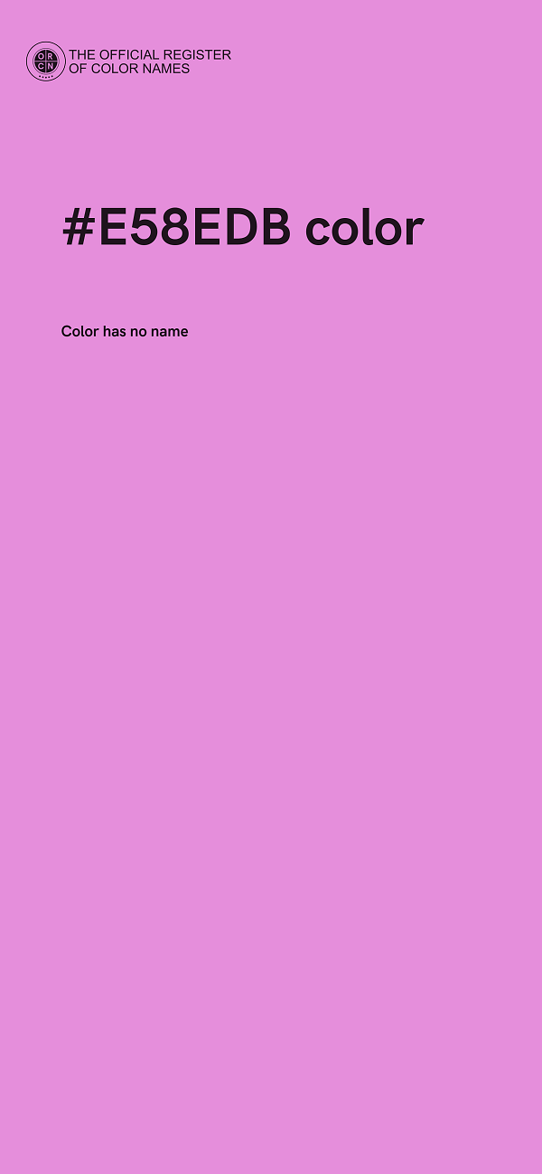 #E58EDB color image