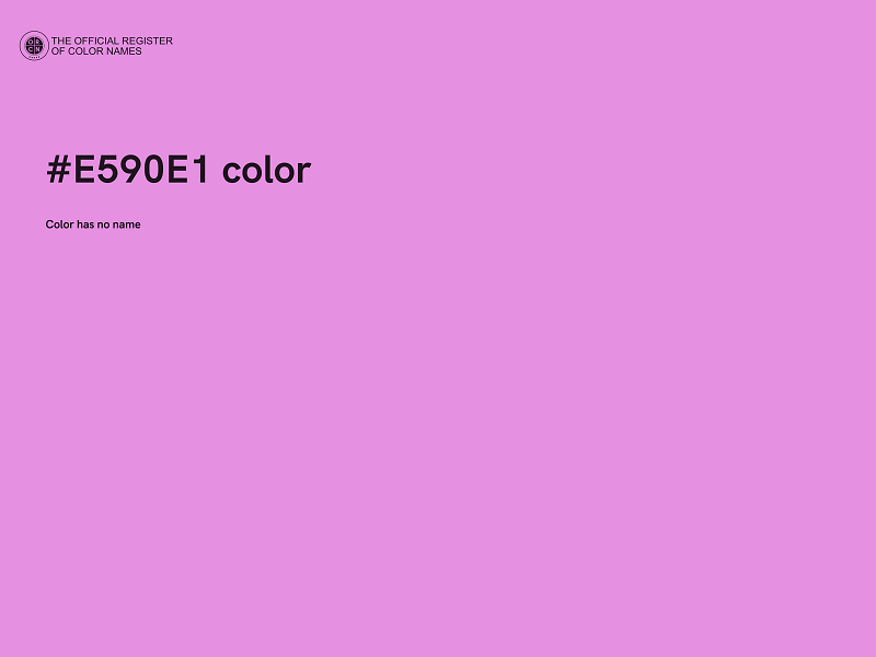 #E590E1 color image