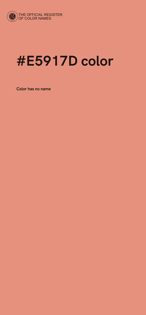 #E5917D color image