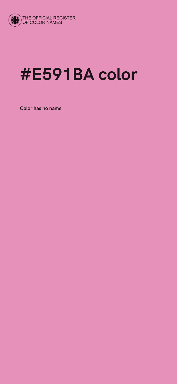 #E591BA color image