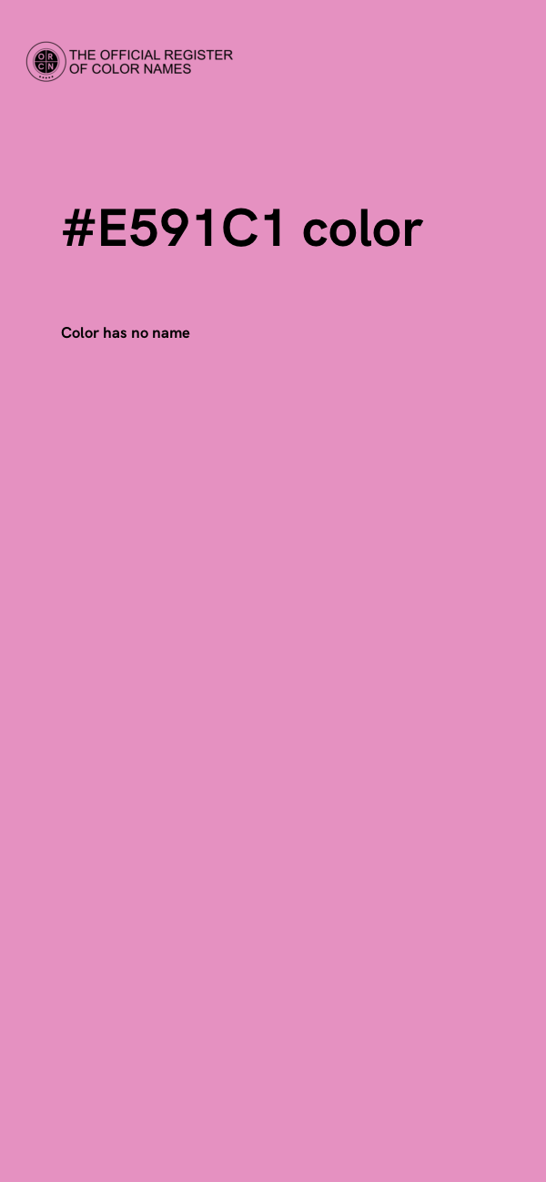#E591C1 color image