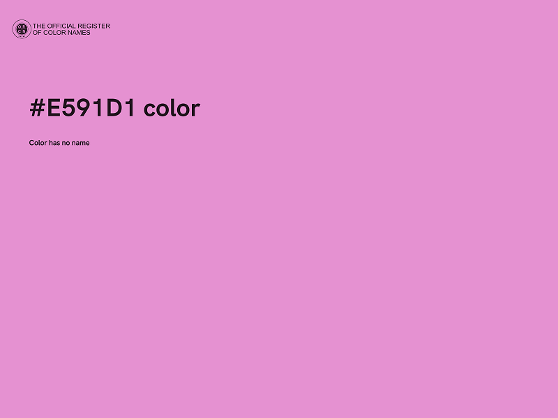 #E591D1 color image