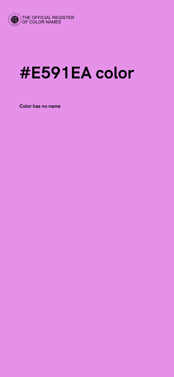 #E591EA color image