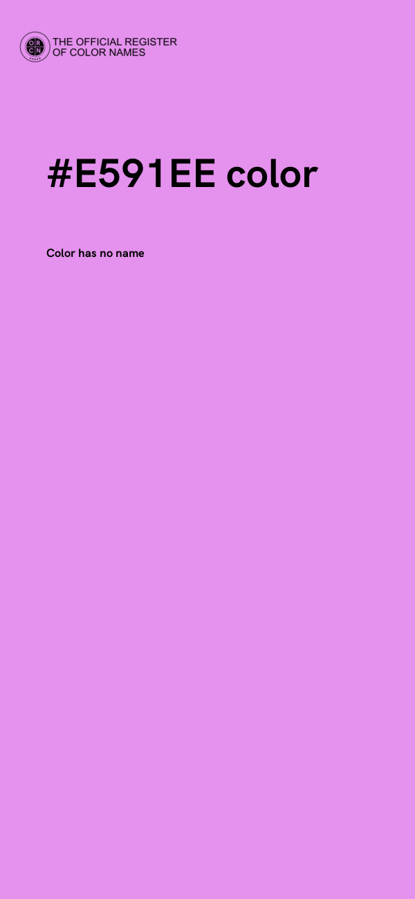 #E591EE color image