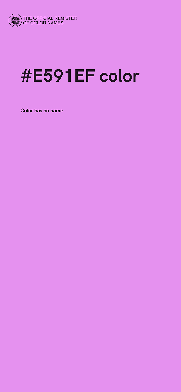 #E591EF color image