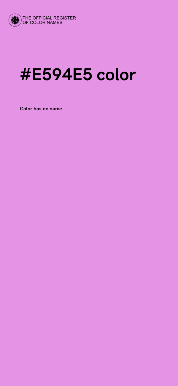 #E594E5 color image