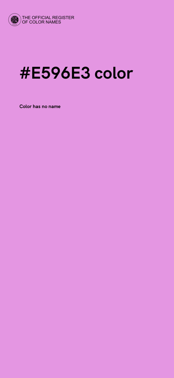 #E596E3 color image