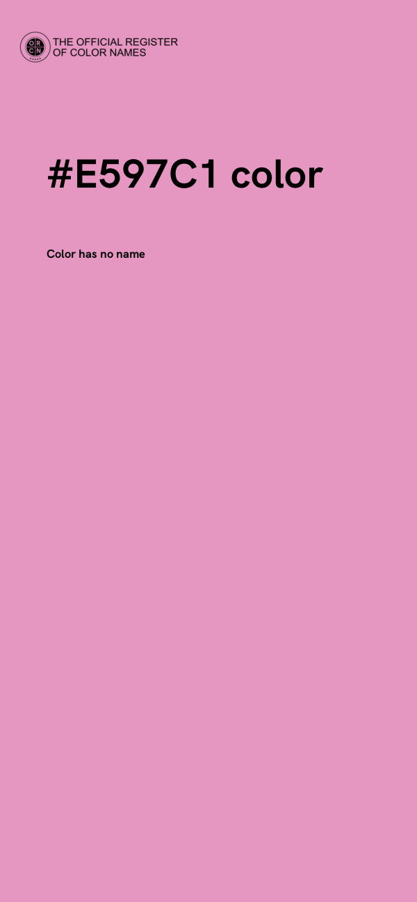 #E597C1 color image