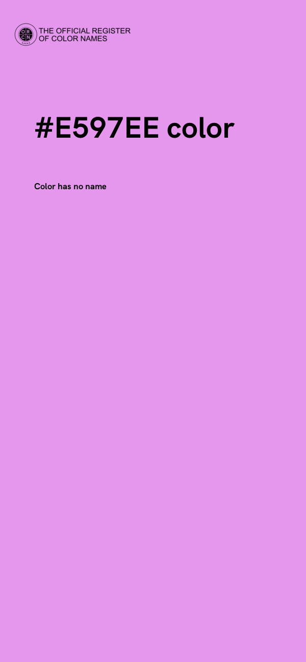 #E597EE color image