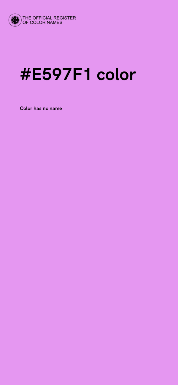 #E597F1 color image