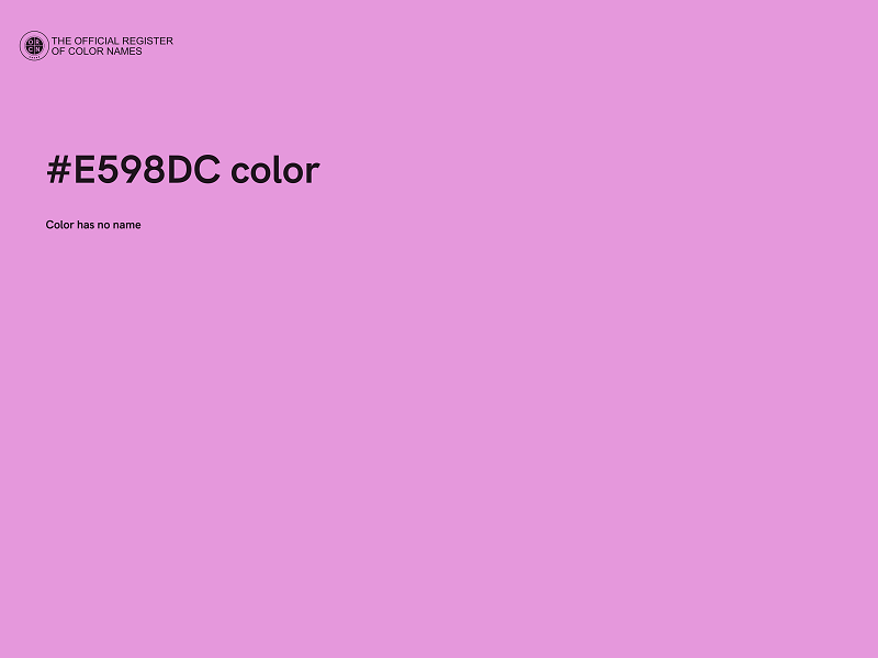 #E598DC color image