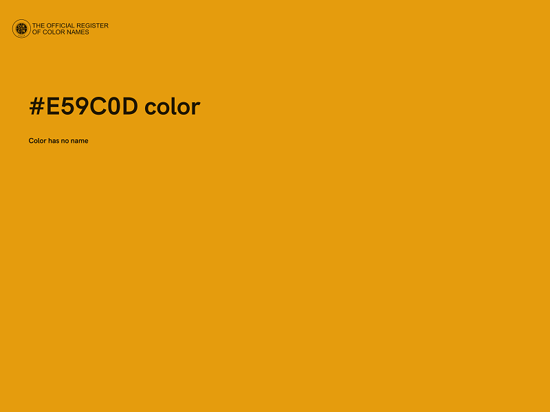 #E59C0D color image