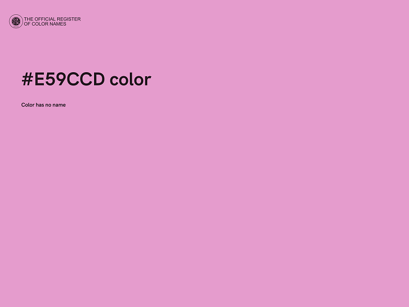 #E59CCD color image