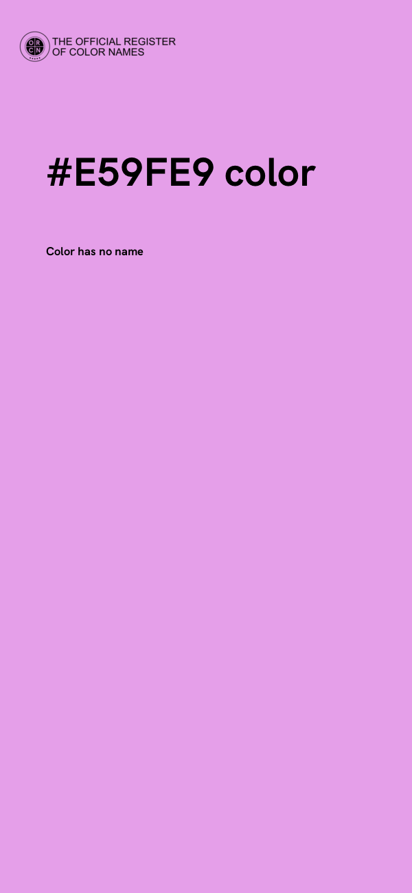 #E59FE9 color image