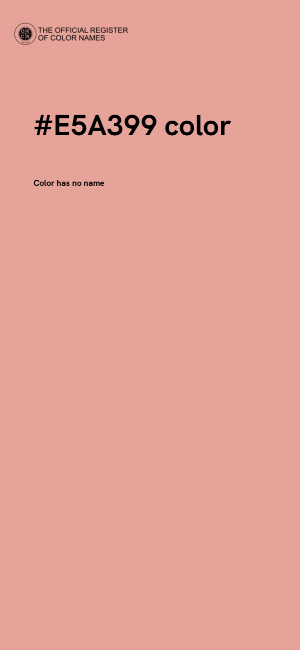 #E5A399 color image