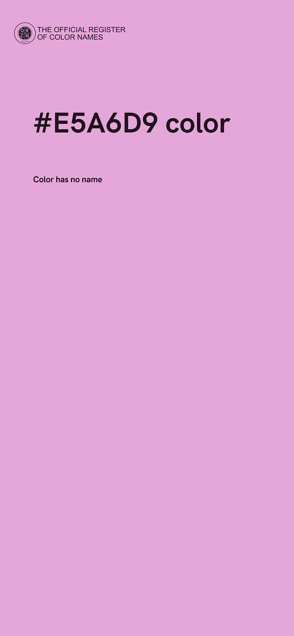 #E5A6D9 color image