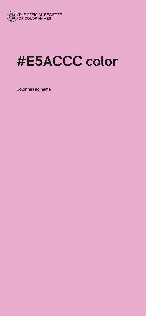 #E5ACCC color image