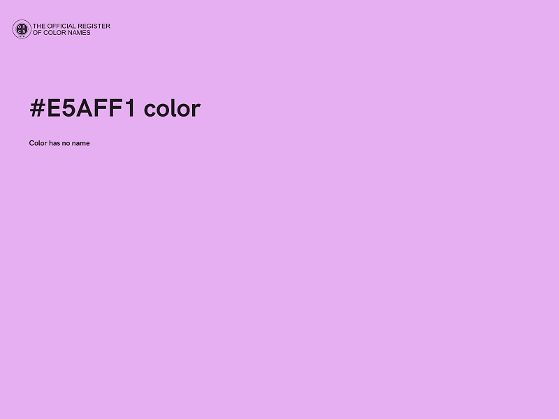 #E5AFF1 color image