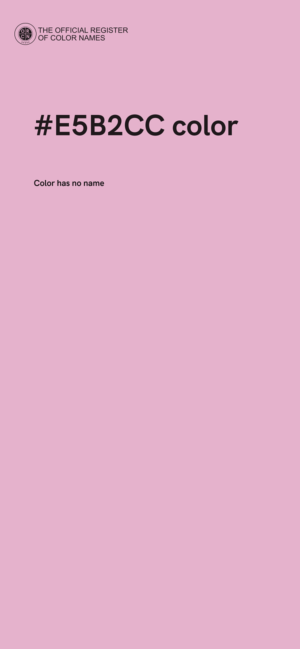 #E5B2CC color image