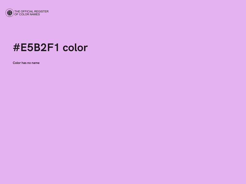 #E5B2F1 color image