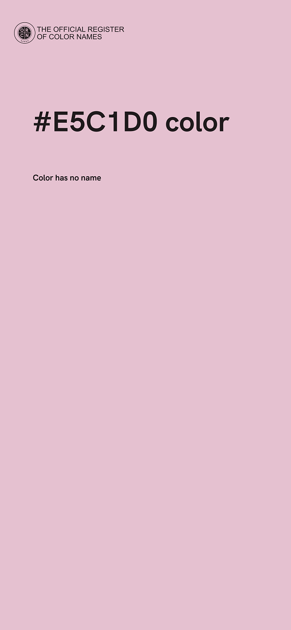 #E5C1D0 color image