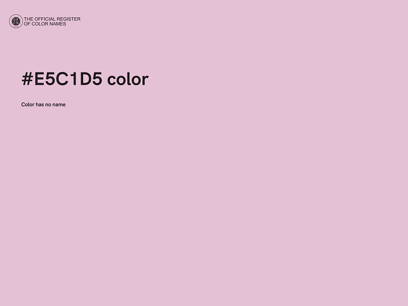 #E5C1D5 color image