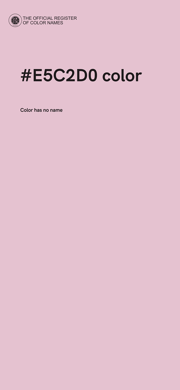 #E5C2D0 color image