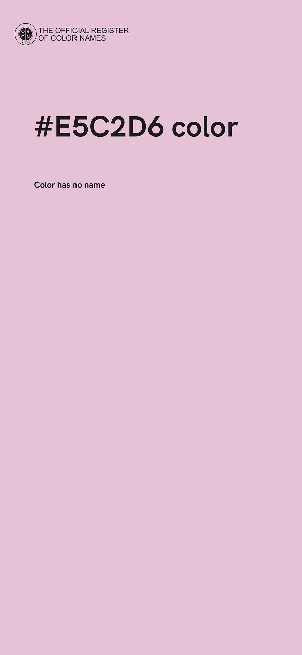 #E5C2D6 color image