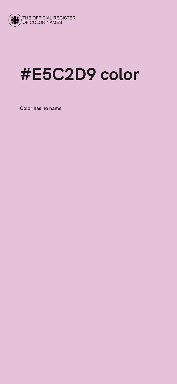 #E5C2D9 color image
