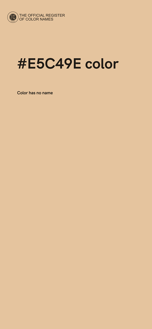 #E5C49E color image