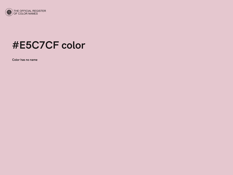 #E5C7CF color image