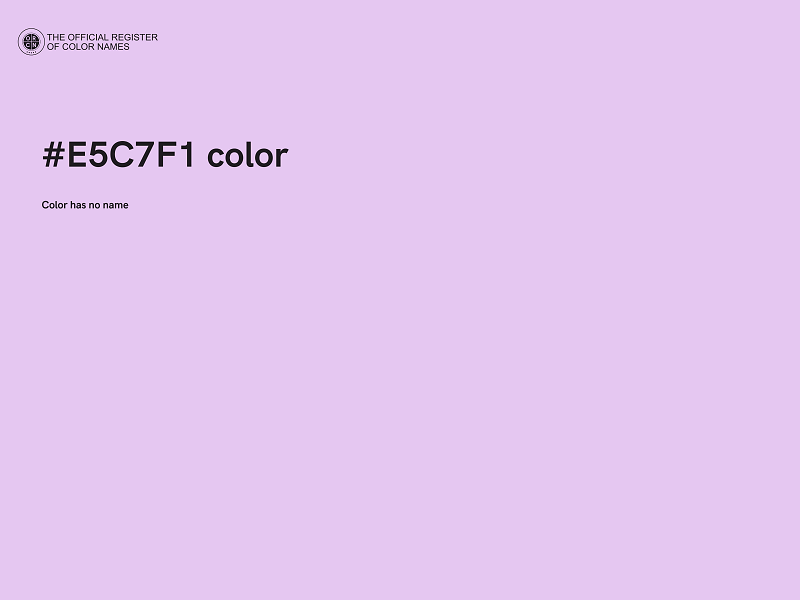 #E5C7F1 color image