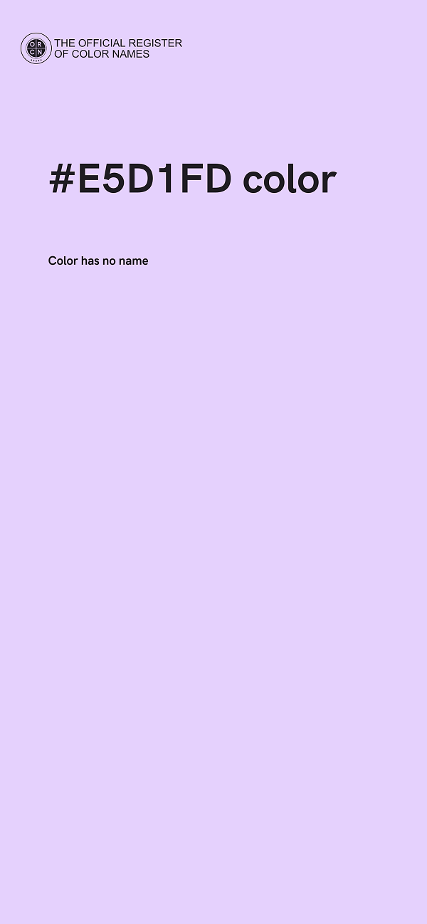 #E5D1FD color image