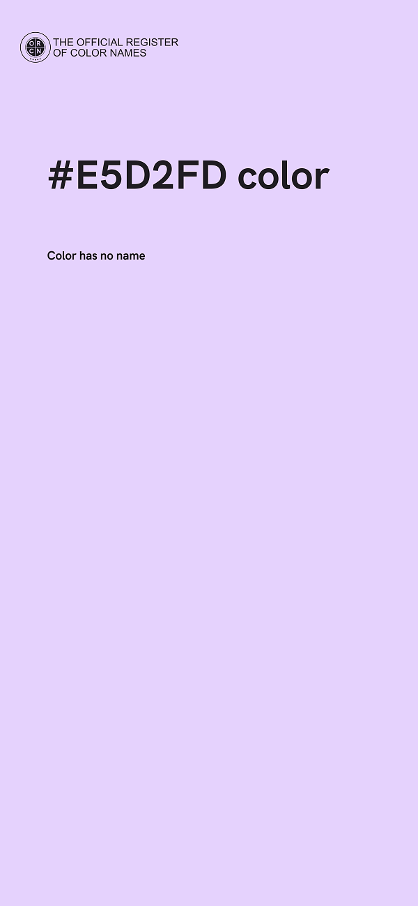 #E5D2FD color image