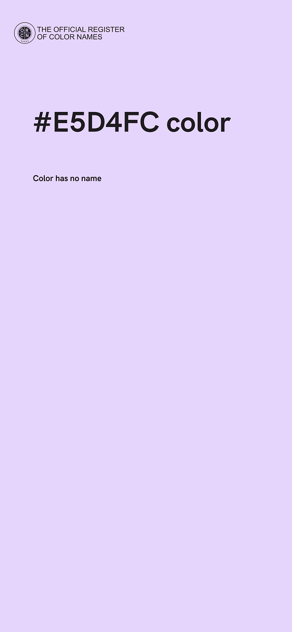#E5D4FC color image