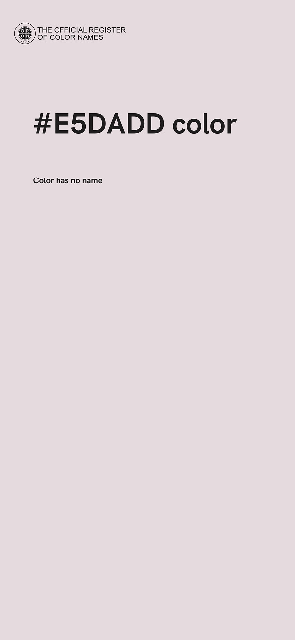 #E5DADD color image