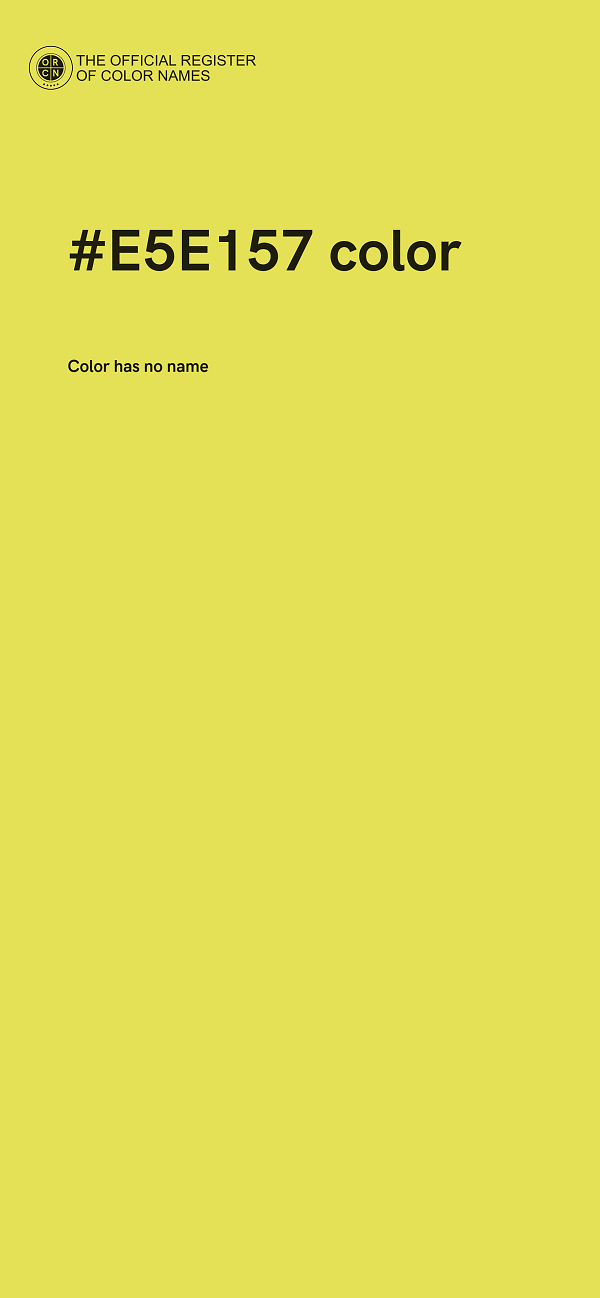 #E5E157 color image