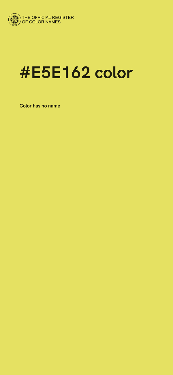 #E5E162 color image